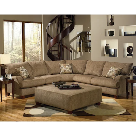 Two Piece Corner Sectional Sofa